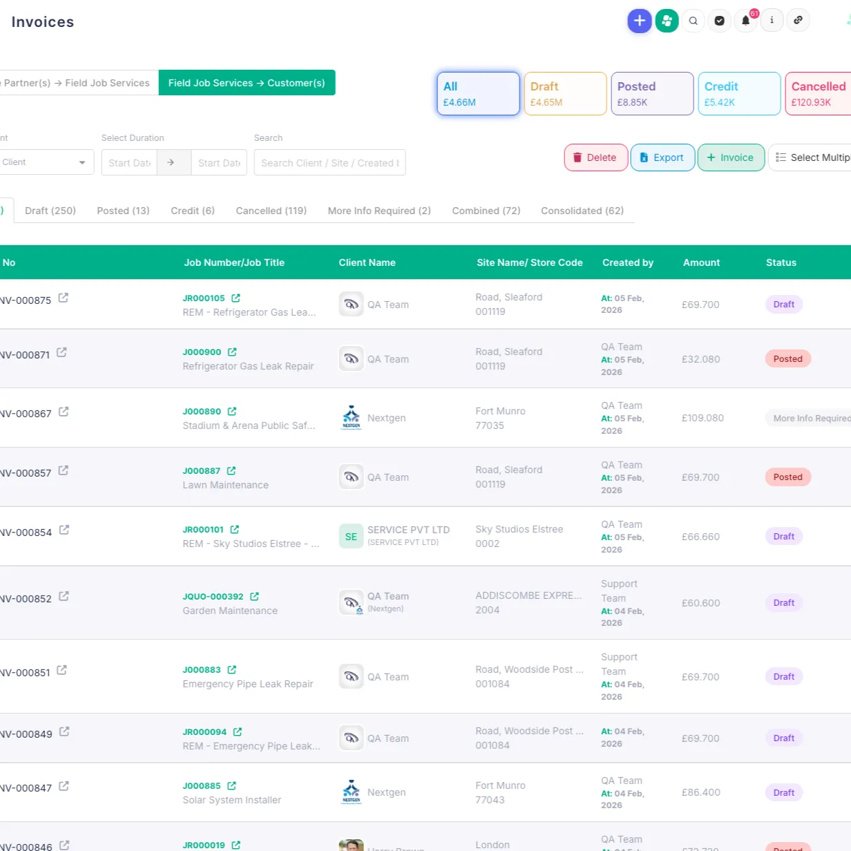One App from Quote to Payments