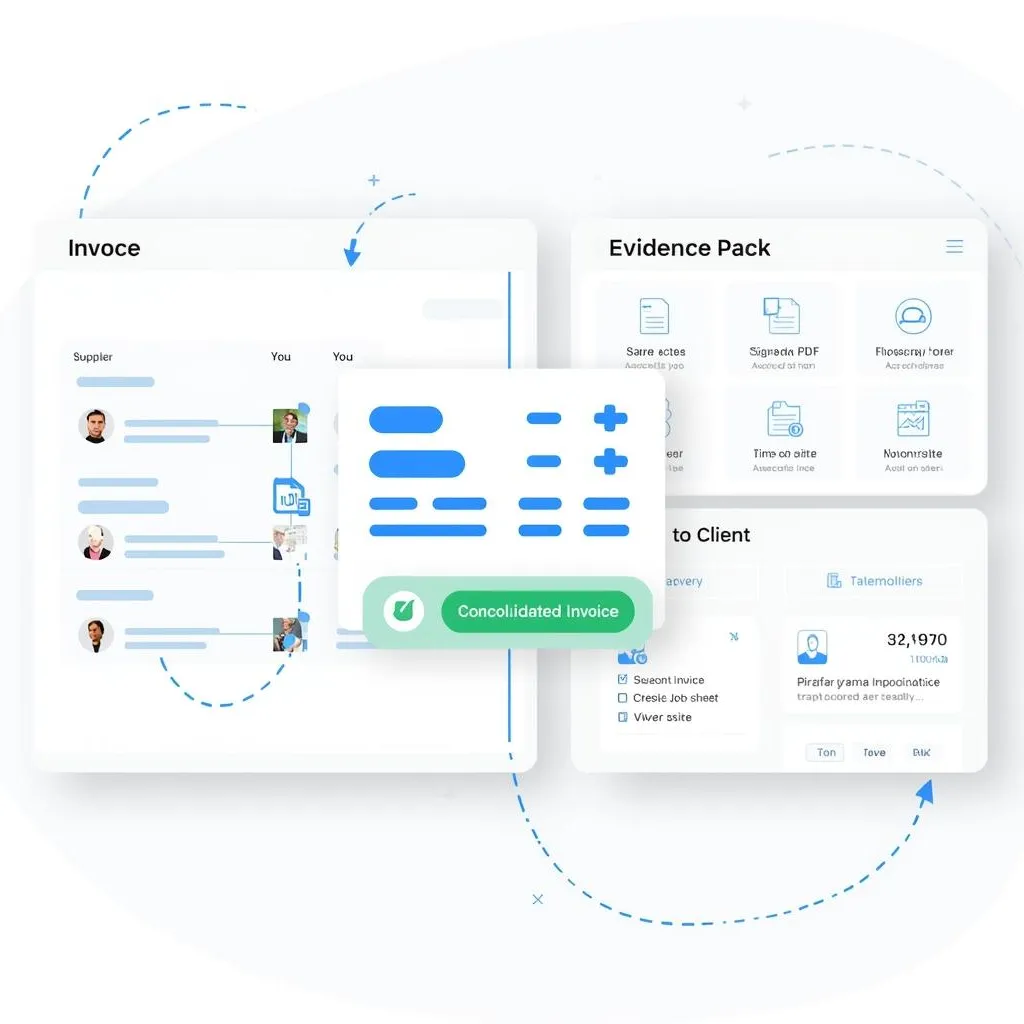 Accurate invoices with built-in evidence get paid faster