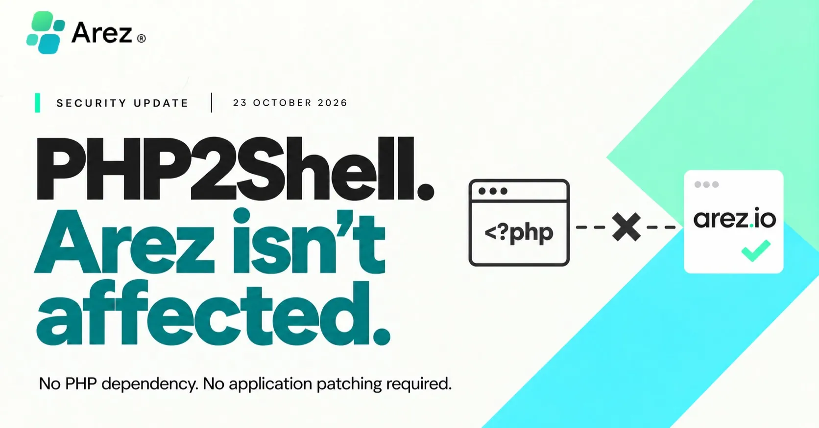 Everyone’s Patching PHP This Week. Arez Isn’t Affected.