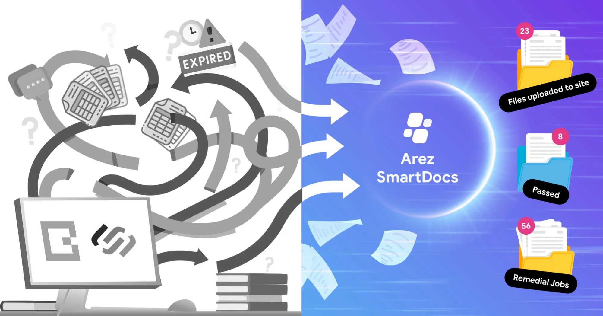 Arez AI SmartDocs for JobLogic, BigChange and Verisae users: the smarter way to manage FM complia...