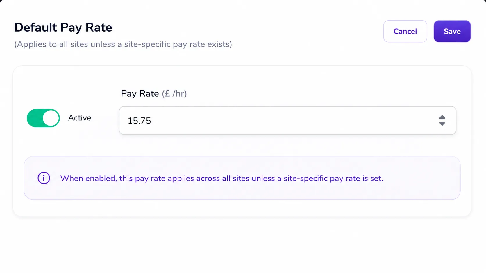 Worker default rate