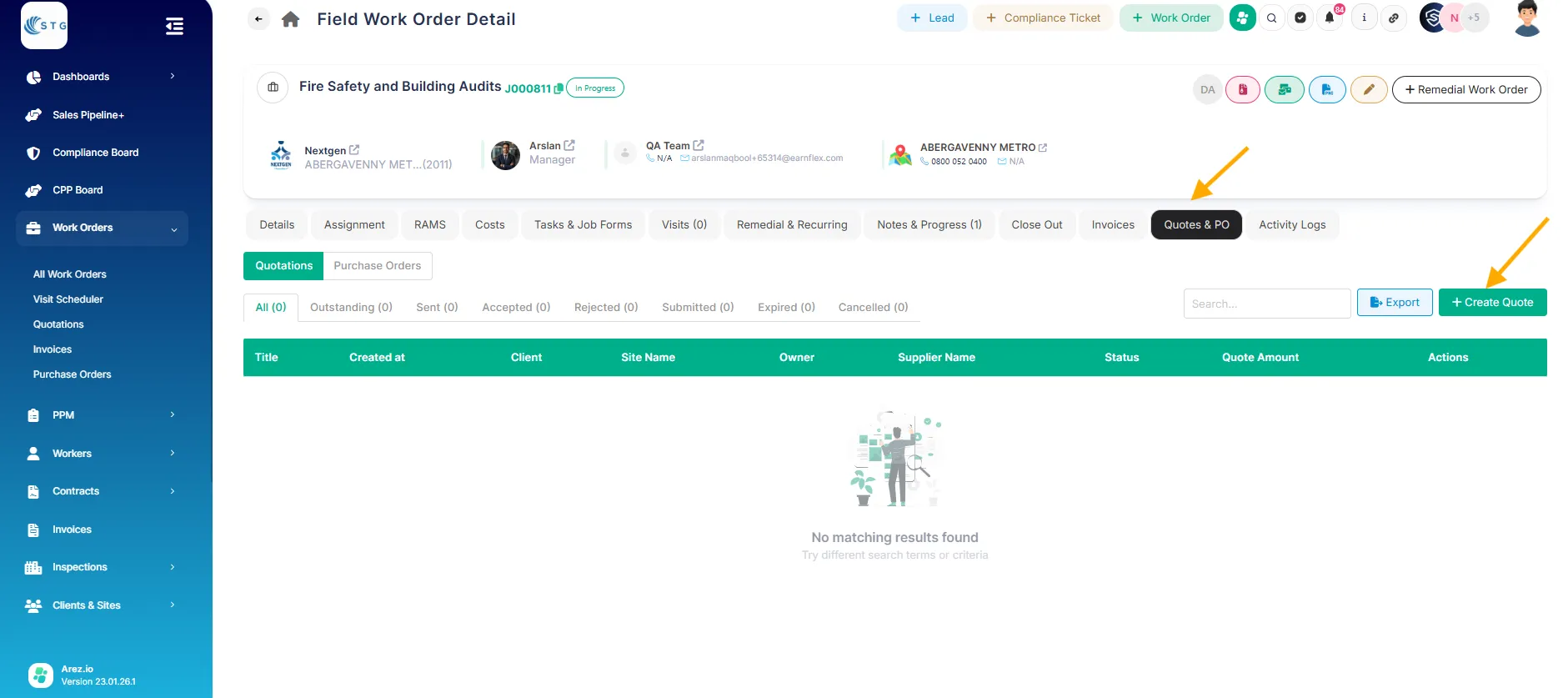 Create_a_Quotation_from_a_Job_01