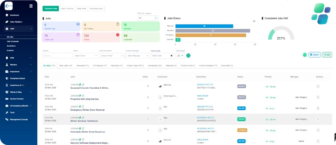 One Platform for Gritting, Ploughing, Shovelling & De-Icing