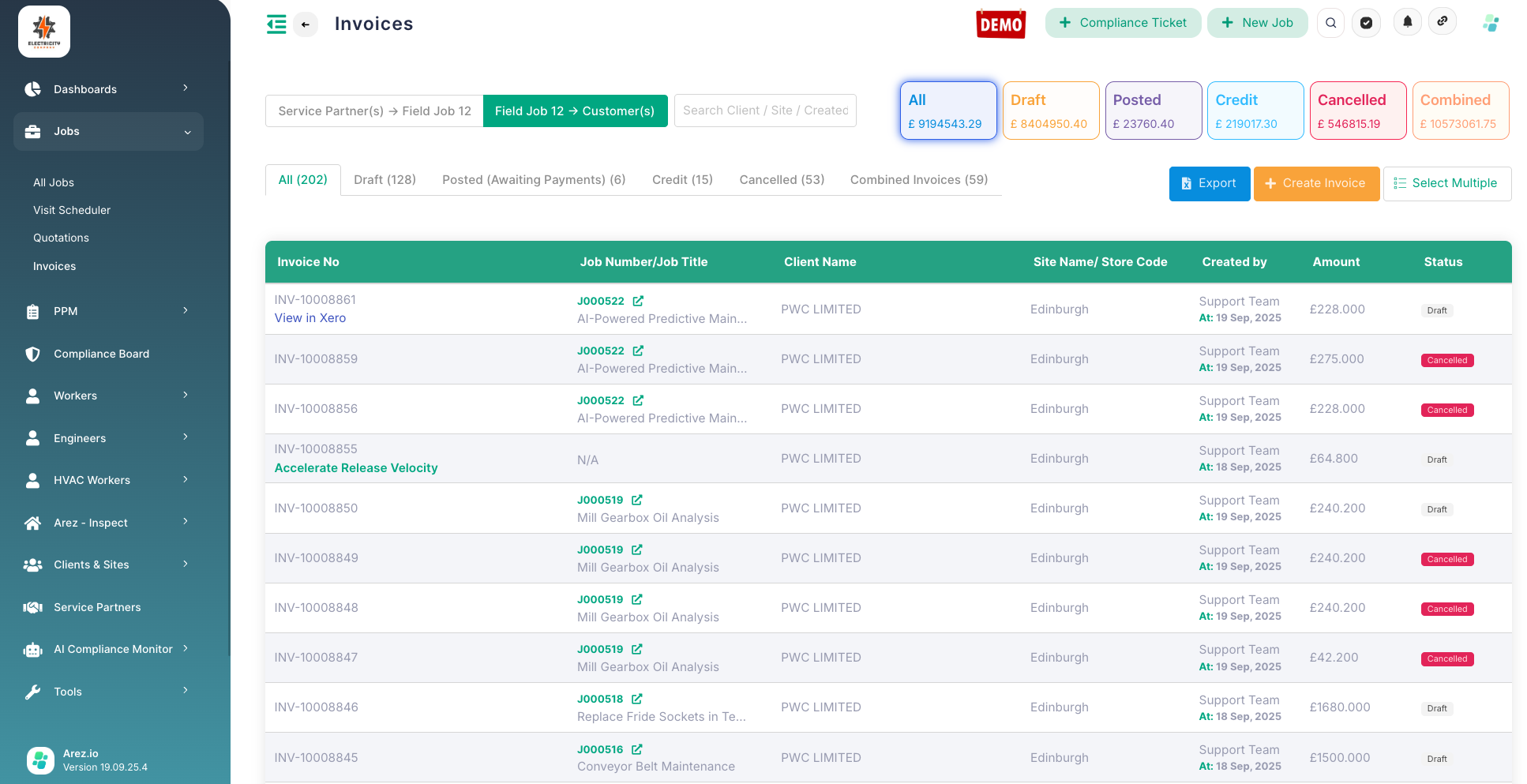 Fast Invoicing & Cost Control